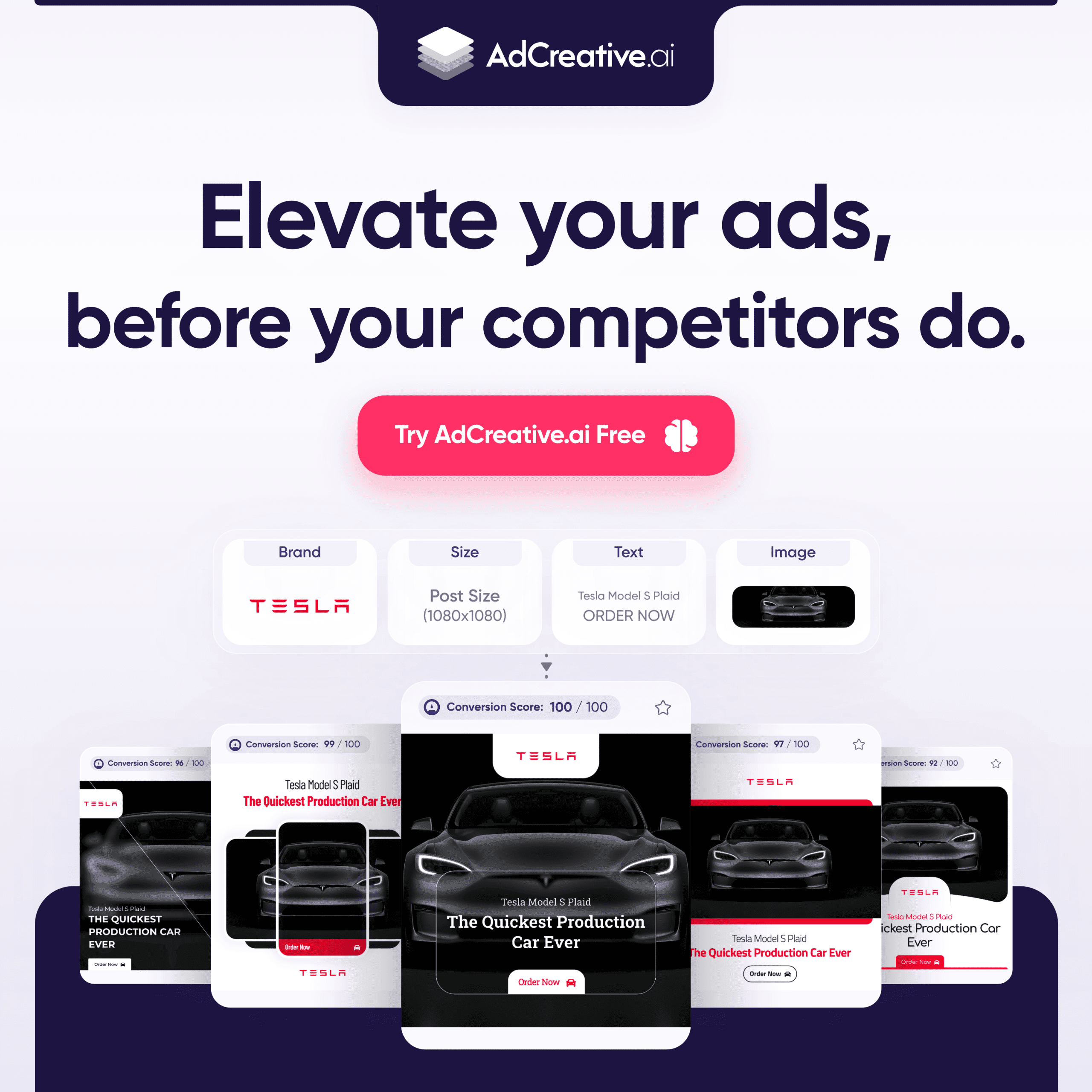 Unleash Stunning Ad Creatives in Minutes