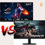 Samsung Odyssey and ASUS ROG Swift
