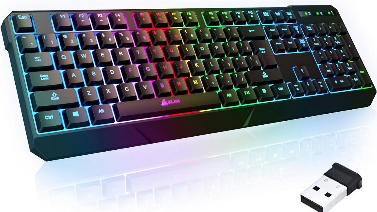 KLIM Chroma Wireless RGB Gaming Keyboard